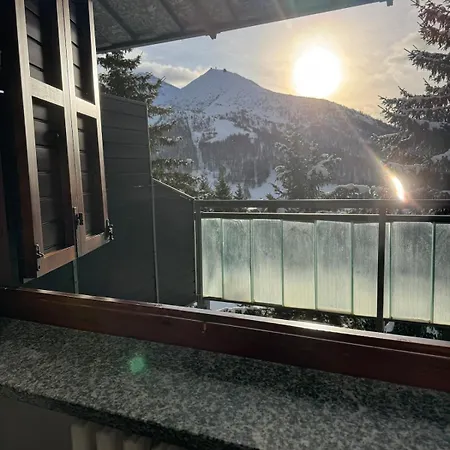 公寓 Sestriere, Trilocale Panoramico Fronte Piste