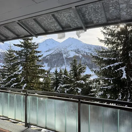 公寓 Sestriere, Trilocale Panoramico Fronte Piste