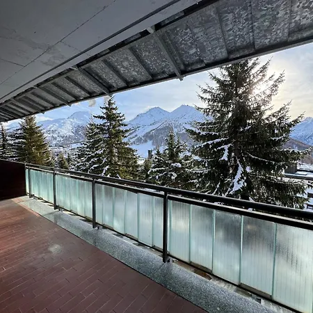 Sestriere, Trilocale Panoramico Fronte Piste 公寓 罗马